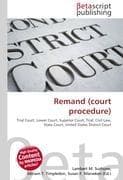 Remand (court procedure)