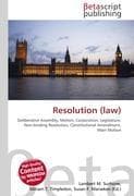 Resolution (law)