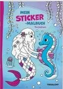 Mein Sticker-Malbuch. Meerjungfrauen