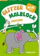 Mini Glitzer Malblock to go. Zootiere