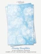 Dreamy Snowflake Stationery Paper