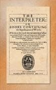 The Interpreter [1607]