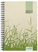 Wochenbuch 1W/2S Graspapier 2027