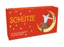 Sternzeichen Schütze 40 Karten in Magnetschachtel - - 40 Karten in Magnetschachtel mit Metallicfolie - Magische Messages von den Sternen