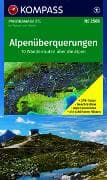 KOMPASS Fernwegekarte Alpenüberquerungen Panorama 1:2 Mio