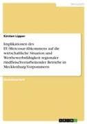 Implikationen des EU-Mercosur-Abkommens auf die wirtschaftliche Situation und Wettbewerbsfähigkeit regionaler rindfleischverarbeitender Betriebe in Mecklenburg-Vorpommern