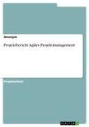 Projektbericht Agiles Projektmanagement