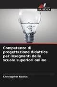 Competenze di progettazione didattica per insegnanti delle scuole superiori online