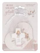 Du bist von Gott geliebt. Geschenkset zur Taufe (rosa)