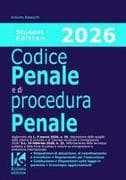 Codice penale e di procedura penale 2026. Student edition. Aggiornato alla L. n. 35/2026 e al Decreto sicurezza e immigrazione D.L. n. 23/2026