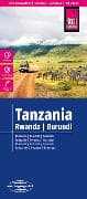 Reise Know-How Landkarte Tansania, Ruanda, Burundi | Tanzania, Ruanda, Burundi (1:1.200.000)