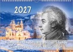 Komponisten-Kalender, ein Musik-Kalender 2027, DIN A4