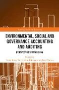 Environmental, Social and Governance Accounting and Auditing