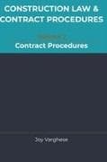 CONSTRUCTION LAW & CONTRACT PROCEDURES For CONSULTANTS AND CONTRACTORS