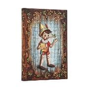 Carlo Collodi, Pinocchio (Fairy Tale Collection) Mini Unlined Hardcover Journal (Elastic Band Closure)