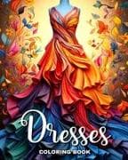 Dresses Coloring Book