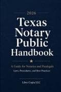 2026 Texas Notary Public Handbook