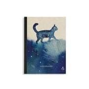 matabooks - Nachhaltiges A6 Notizbuch/Skizzenbuch/Tagebuch/Bullet Journal/Schreibheft aus Graspapier - Steifbroschur Dahara Farbe: Stellar Mystic Blue
