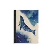 matabooks - Nachhaltiges A6 Notizbuch/Skizzenbuch/Tagebuch/Bullet Journal/Schreibheft aus Graspapier - Steifbroschur Dahara Farbe: Lunar Mystic Blue