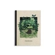 matabooks - Nachhaltiges A6 Notizbuch/Skizzenbuch/Tagebuch/Bullet Journal/Schreibheft aus Graspapier - Steifbroschur Dahara Farbe: Rainy Green