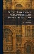 Private Law Source and Analogies of International Law