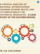 A Critical Analysis of National Apprenticeship Training Scheme (NATS) and It's Employability on Technical Graduates