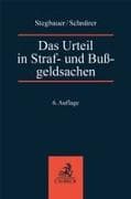 Das Urteil in Straf- und Bußgeldsachen