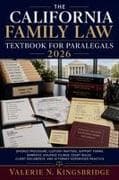 The California Family Law Textbook for Paralegals 2026