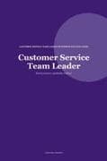 Get the Customer Service Team Leader Job