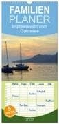 Familienplaner 2027 - Impressionen vom Gardasee mit 5 Spalten (Wandkalender, 21 x 45 cm) CALVENDO