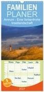 Familienplaner 2027 - Amrum - Eine farbenfrohe Insellandschaft mit 5 Spalten (Wandkalender, 21 x 45 cm) CALVENDO