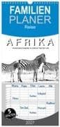 Familienplaner 2027 - AFRIKA - Schwarz-weiss Fotografien im modernen "High Key" Look mit 5 Spalten (Wandkalender, 21 x 45 cm) CALVENDO