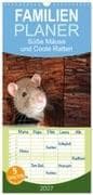 Familienplaner 2027 - Süße Mäuse und Coole Ratten mit 5 Spalten (Wandkalender, 21 x 45 cm) CALVENDO