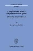 Compliance im Bereich des professionellen Sports