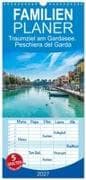 Familienplaner 2027 - Traumziel am Gardasee. Peschiera del Garda mit 5 Spalten (Wandkalender, 21 x 45 cm) CALVENDO