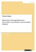 What Drives Pricing Behavior in Peer-to-Peer Loan Primary and Secondary Markets?
