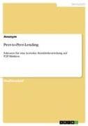 Peer-to-Peer-Lending