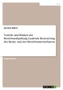 Vorteile und Risiken der Betriebsaufspaltung. Laufende Besteuerung des Besitz- und des Betriebsunternehmens