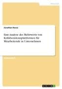Eine Analyse des Mehrwerts von Kollaborationsplattformen für Mitarbeitende in Unternehmen