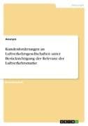 Kundenforderungen an Luftverkehrsgesellschaften unter Berücksichtigung der Relevanz der Luftverkehrsmarke