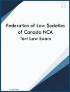 Federation of Law Societies of Canada NCA Tort Law Exam