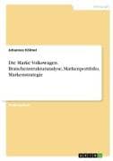 Die Marke Volkswagen. Branchenstrukturanalyse, Markenportfolio, Markenstrategie