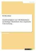 Glaubwürdigkeit von CSR-Maßnahmen nachhaltiger Modelabels. Eine empirische Untersuchung