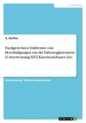 Fachgerechtes Entfernen von Beschädigungen aus der Fahrzeugkarosserie (Unterweisung KFZ-Karosseriebauer-/in)