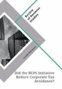 Did the BEPS Initiative Reduce Corporate Tax Avoidance?