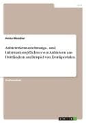 Anbieterkennzeichnungs¿ und Informationspflichten von Anbietern aus Drittländern am Beispiel von Erotikportalen