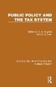 Public Policy and the Tax System