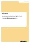Nachhaltigkeitsberichte deutscher Unternehmen im Vergleich
