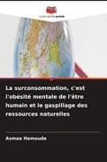 La surconsommation, c'est l'obésité mentale de l'être humain et le gaspillage des ressources naturelles