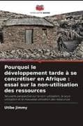 Pourquoi le développement tarde à se concrétiser en Afrique : essai sur la non-utilisation des ressources